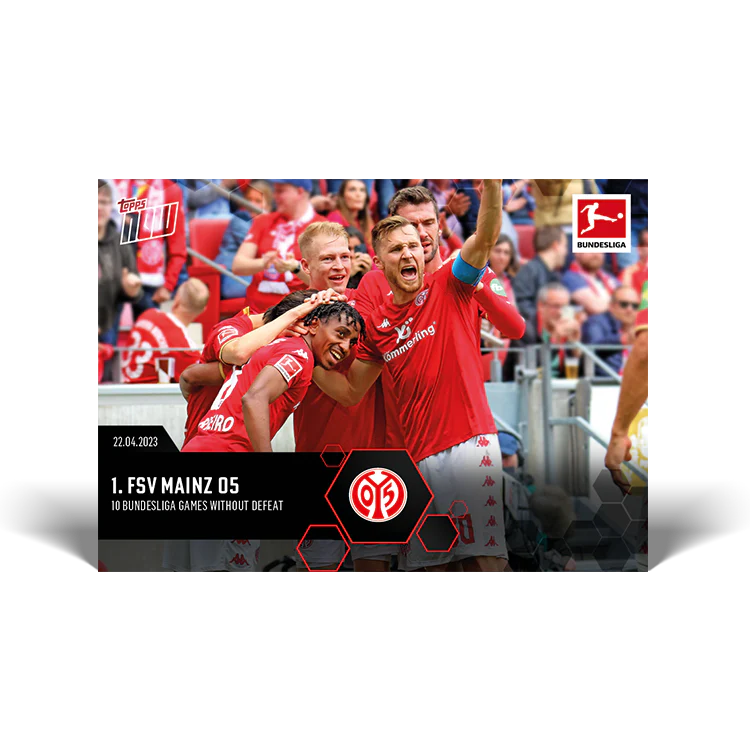 Topps UK -New club record! 10 Bundsliga games without defeat - Bundesliga TOPPS NOW® Card #188