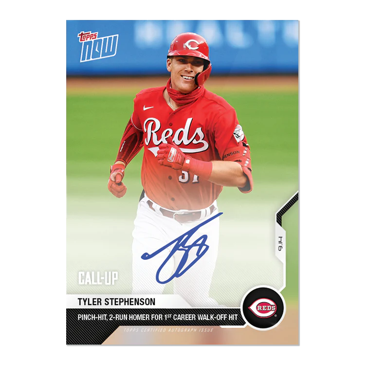 On-Card Auto # to 99 - Tyler Stephenson - MLB TOPPS NOW® Card 265A