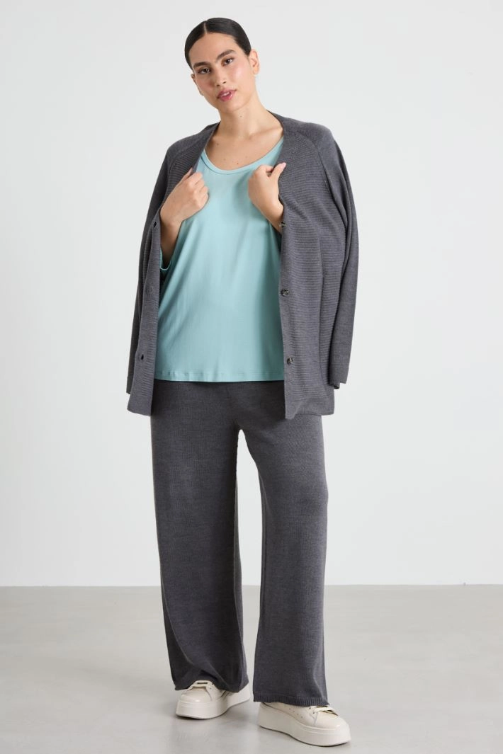 Viscose-jersey T-shirt - MINT