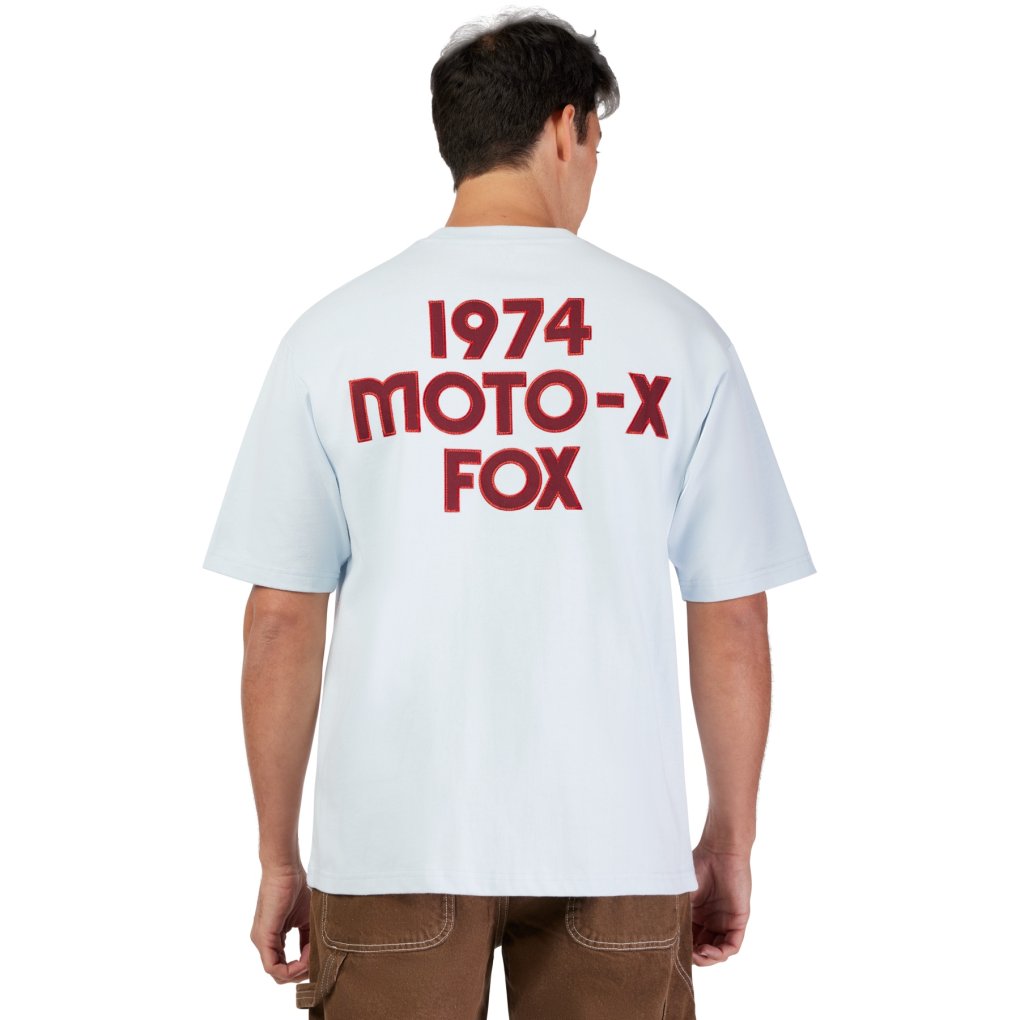 FOX Moto-X Oversized Short Sleeve Tee Men - pale blue