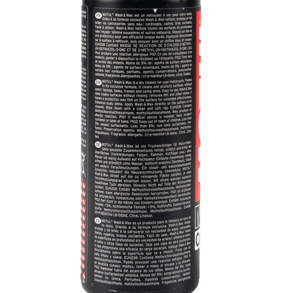 Produit de lavage Motul WASH & WAX 400ML UniverselRef : MOT0080 / 102996
