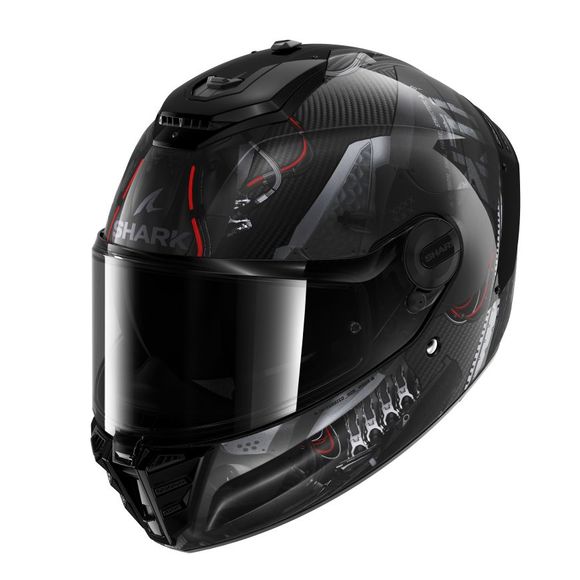 Shark SPARTAN RS CARBON XBOT Full-Face Helmet - Black / GreyRef: SH1712