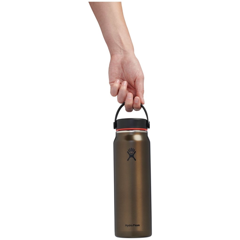 Hydro Flask 32oz Lightweight Wide Mouth Trail Series Insulated Bottle - 946ml - Obsidian
