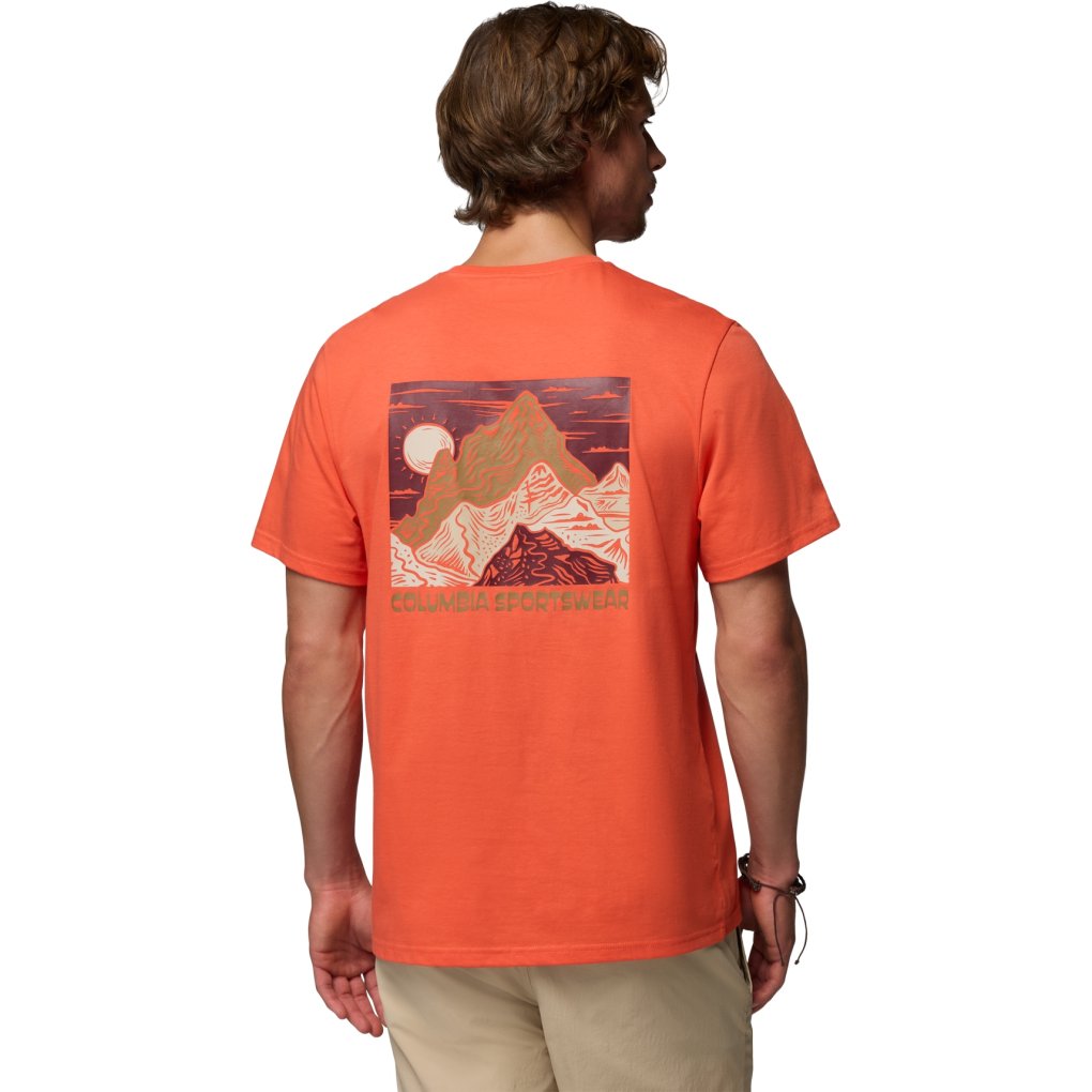 Columbia CSC Outdoor Back Graphic T-Shirt Men - Zing/Sunscape