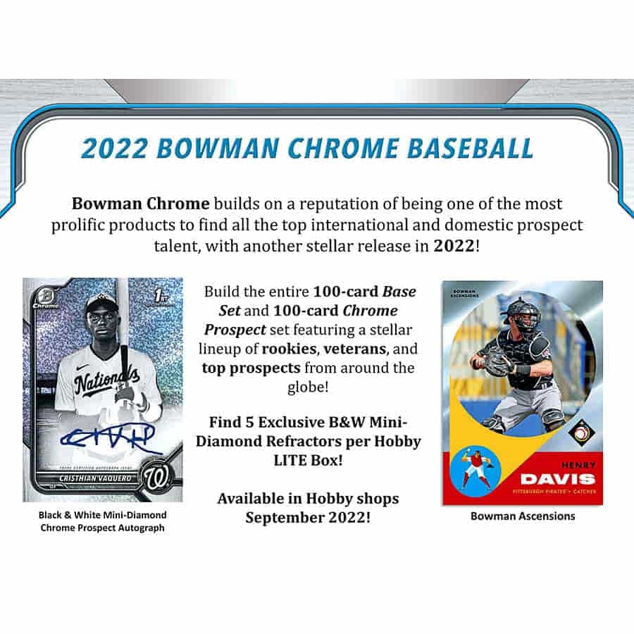 2022 Bowman Chrome Baseball LITE MLB Box