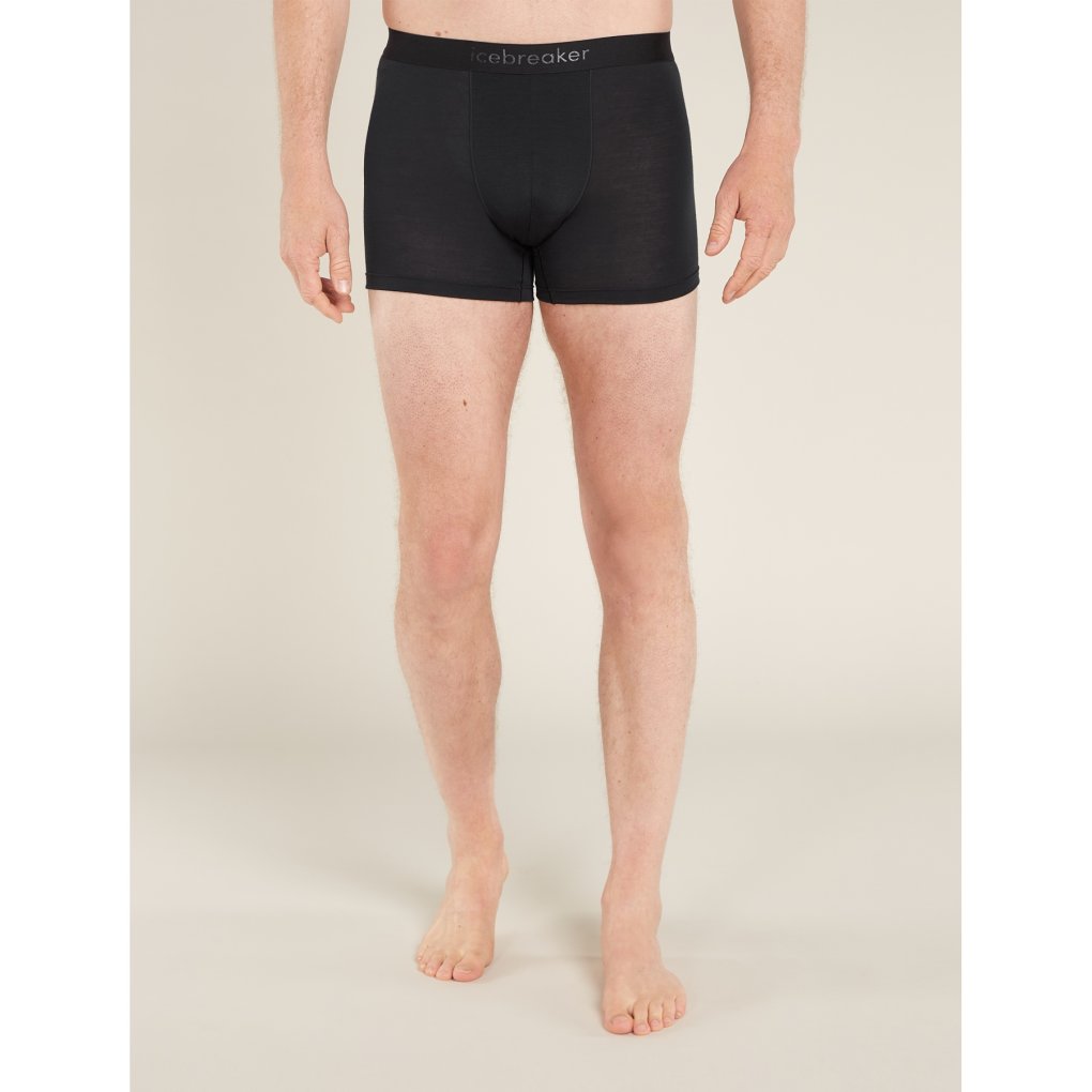 Icebreaker Merino 125 Cool-Lite™ Anatomica Boxers Men - Black