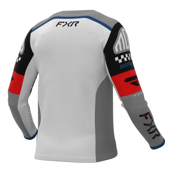 CHILDREN FXR PODIUM GLADIATOR cross jersey - WhiteRef: FXR1858