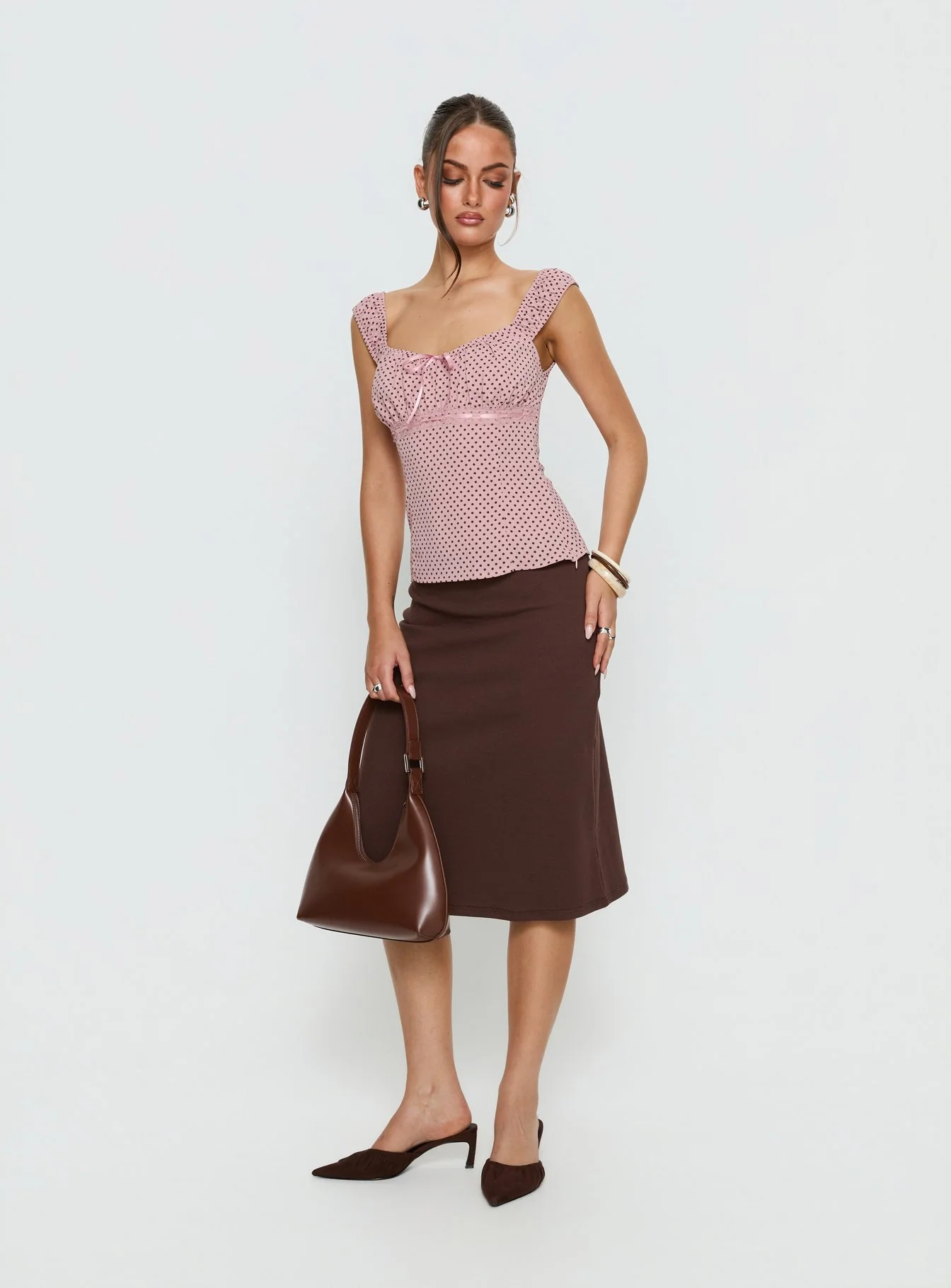 Garconne Top Pink Polka