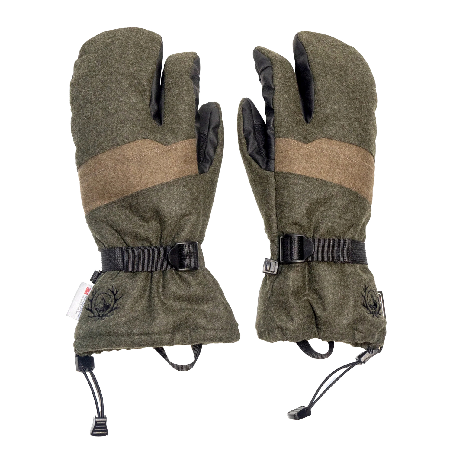 3-Finger Gloves Unisex (Olive)