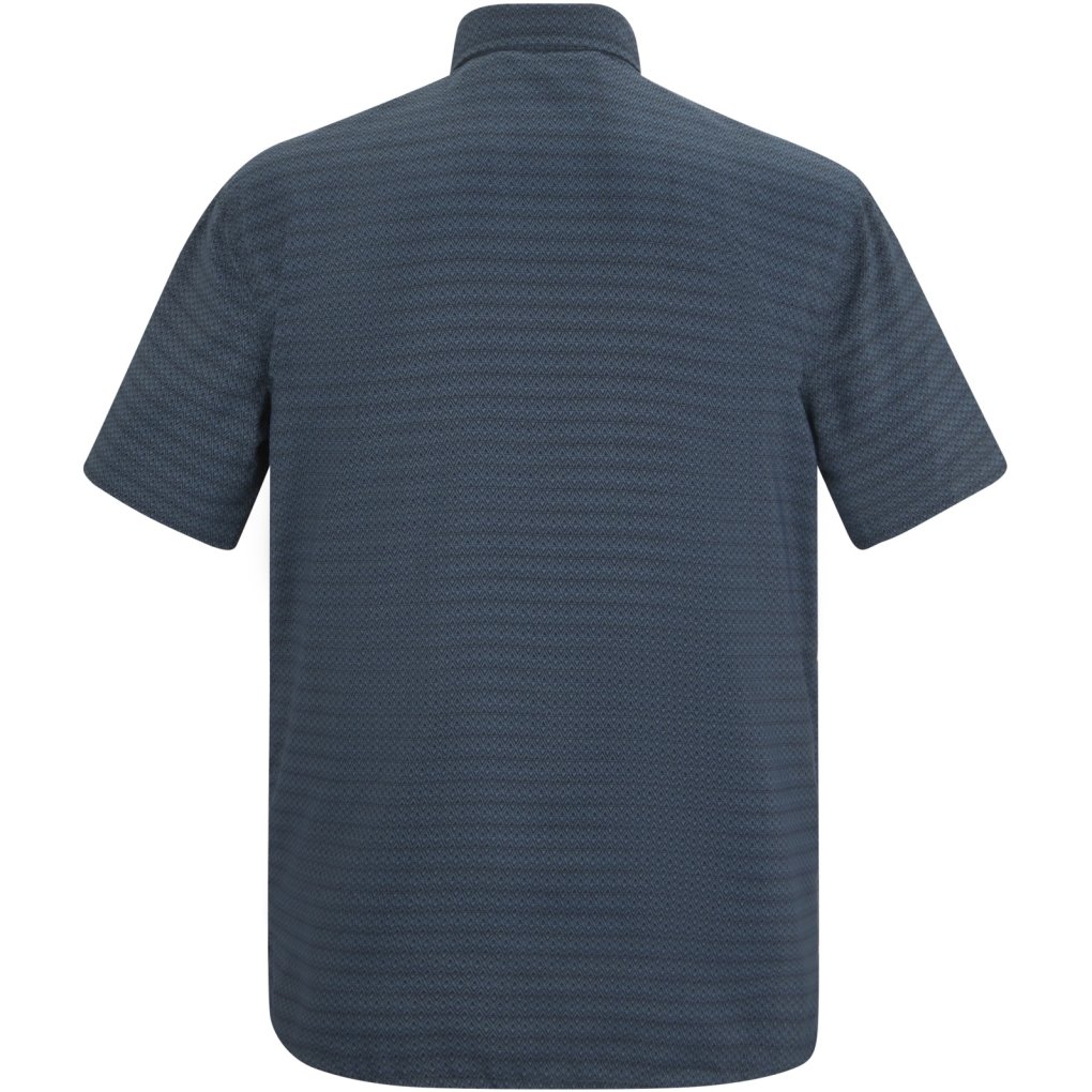 Regatta Mindano Short Sleeve Shirt Men - China Blue/Triangle Print YSJ