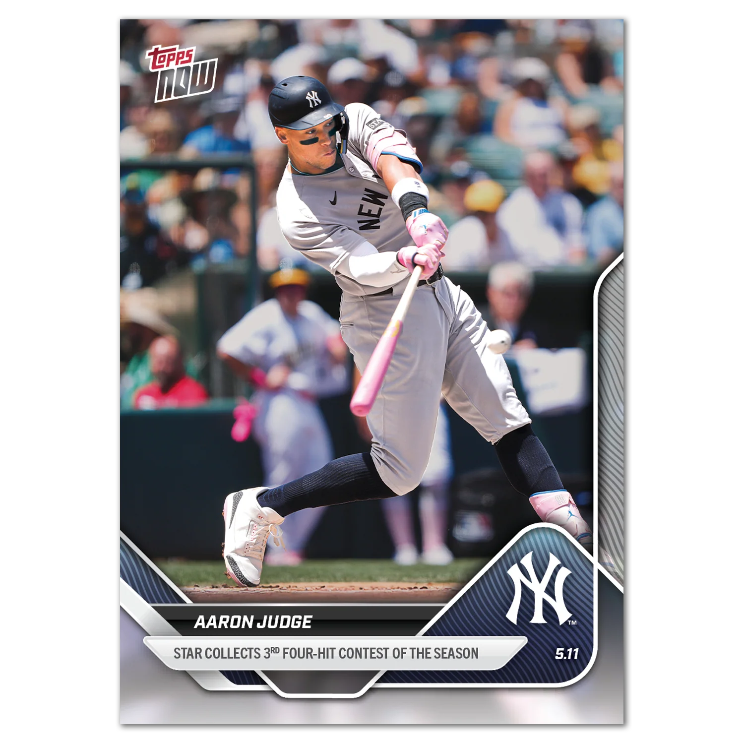 Aaron Judge - 2025 MLB Topps NOW® - Card 169
