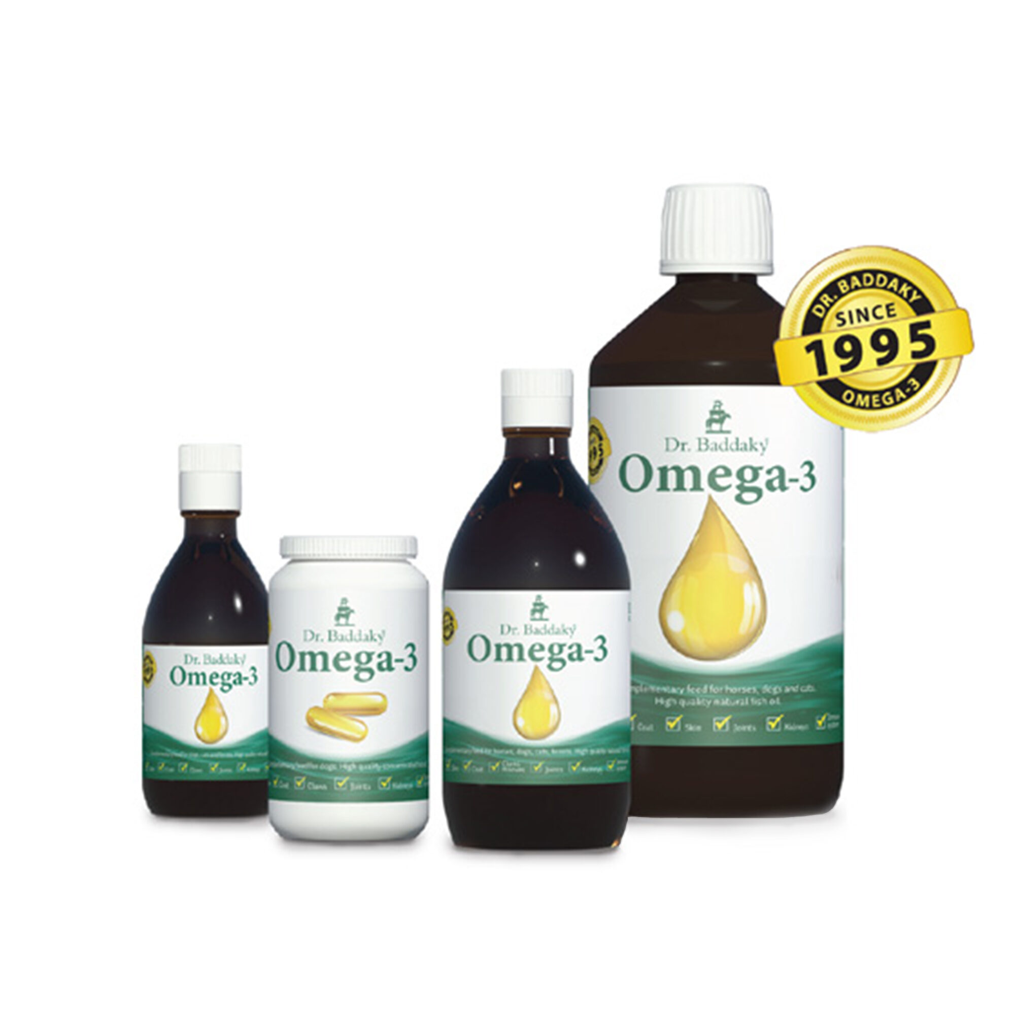 Dr. Baddaky Omega-3 Capsules - 100 capsules