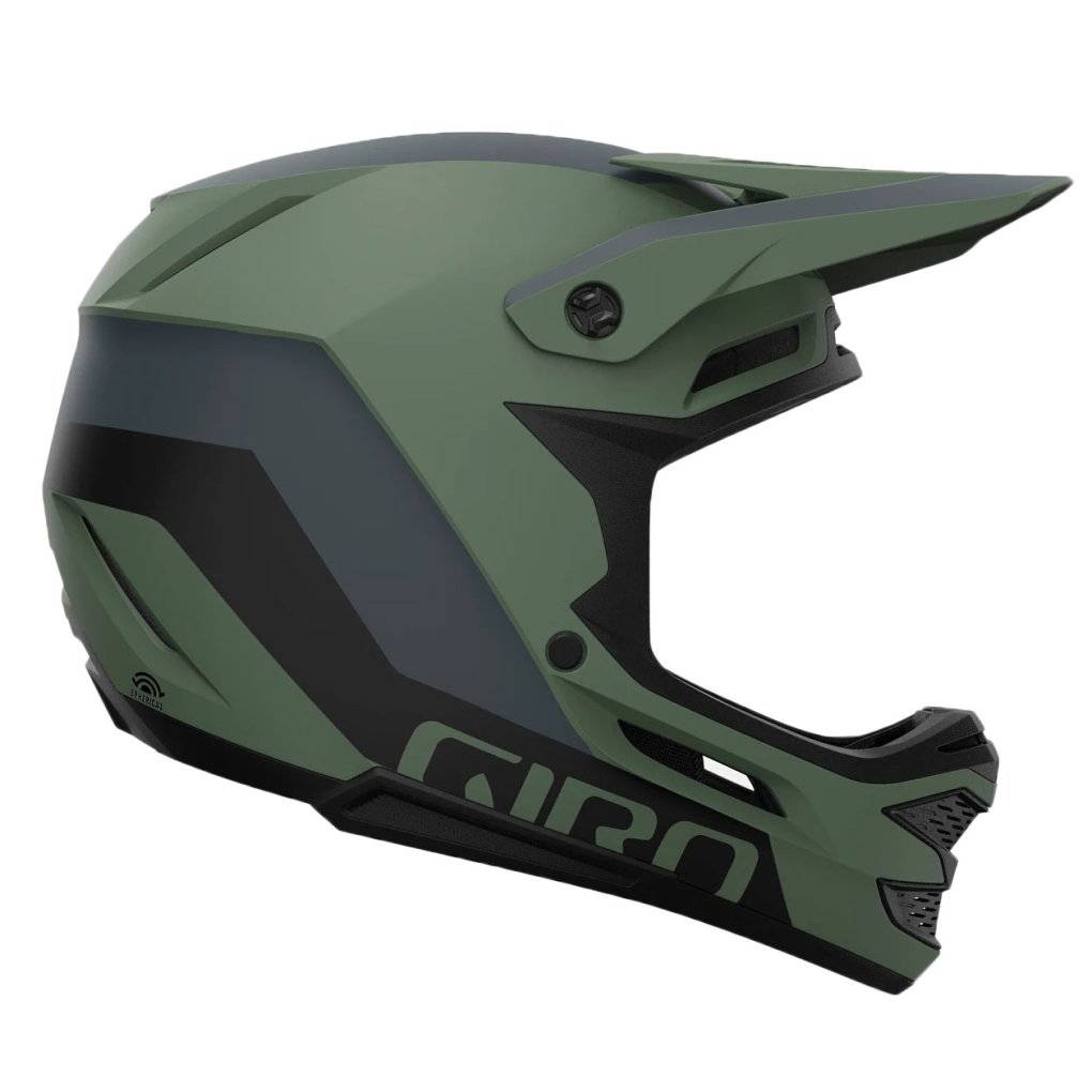 Giro Insurgent Spherical Full Face Helmet - matte hedge green/dark shark