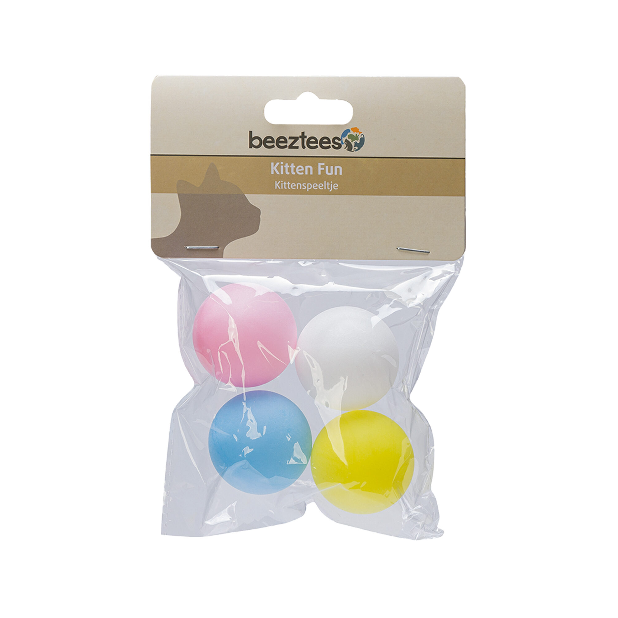 Beeztees Kitten Pingpong Balls - 4 x 4 x 4 cm