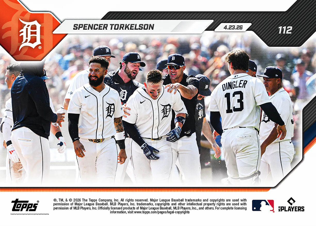 Spencer Torkelson - 2026 MLB Topps NOW® - Card 112 - PR: 797