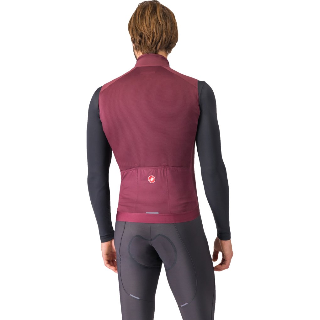 Castelli Espresso Vest Men - deep bordeaux 625