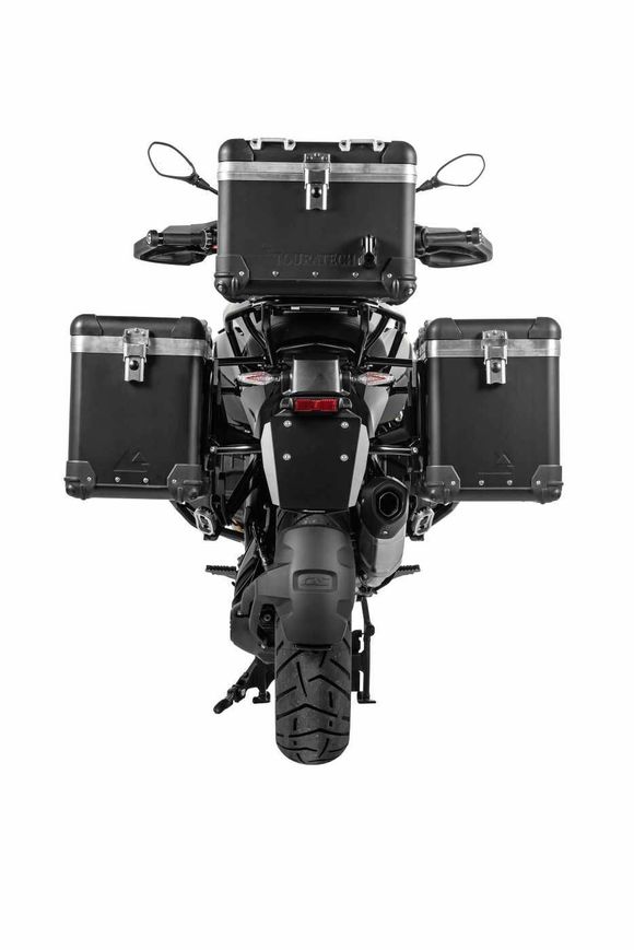 Touratech suitcase Complete kit ZEGA Pro 31/31 - Black support included - AluminumBMW 1300 R 1300 GS - 2023 - 2026Ref: Trt01266A / 01-035-5750-0
