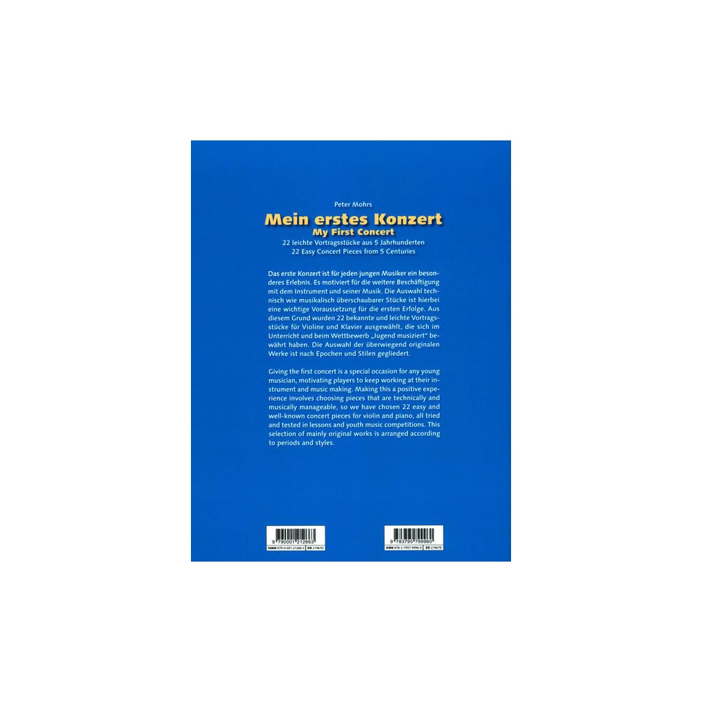 Schott Mein erstes Konzert Violine – Thomann Ireland