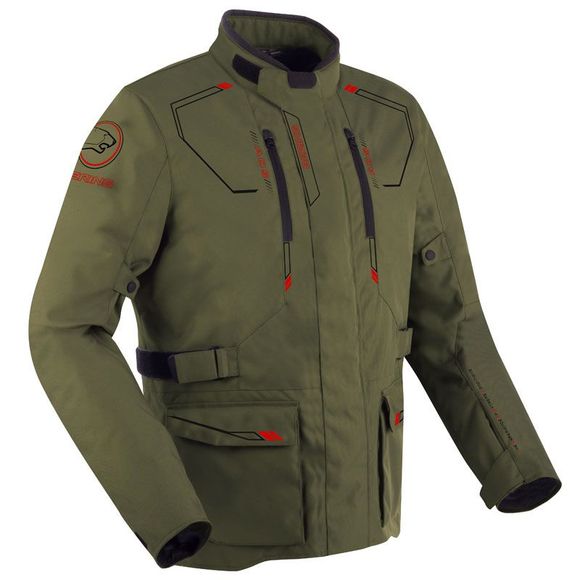 Bering Travel Motorcycle Jacket - GreenRef: Br1487-C302