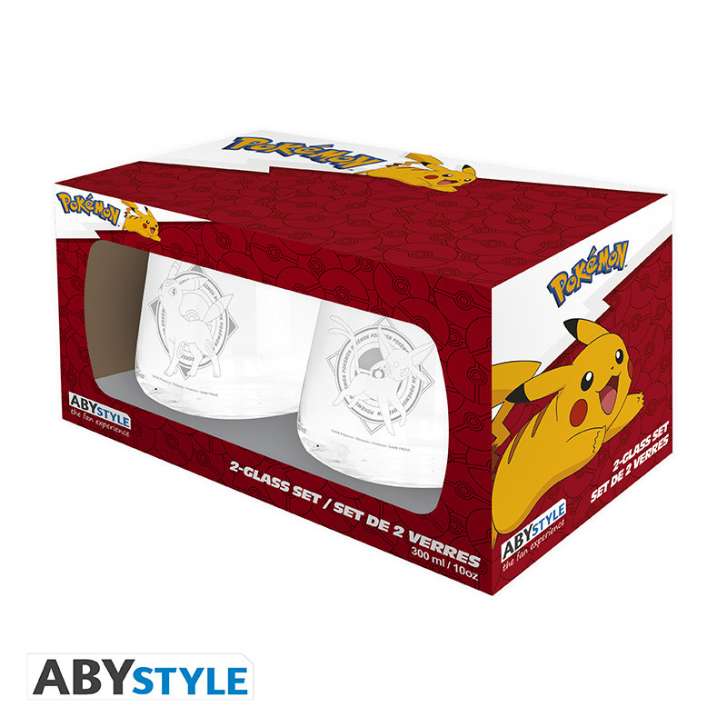 POKEMON 2 Glass Set Espeon & Umbreon