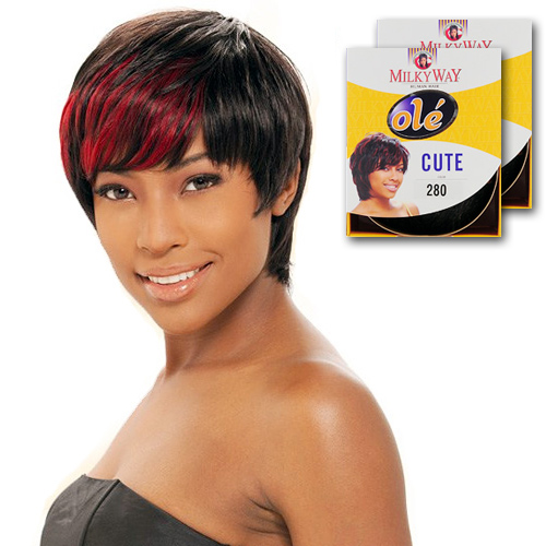 Human Hair Weave Milky Way Ole Cute