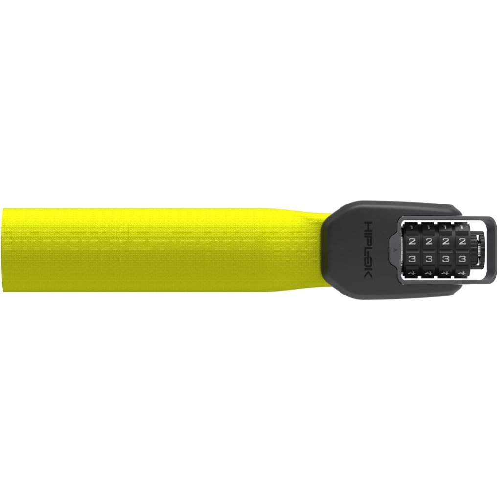 Hiplok Spin Wearable Combination 75cm Chain Lock - neon yellow