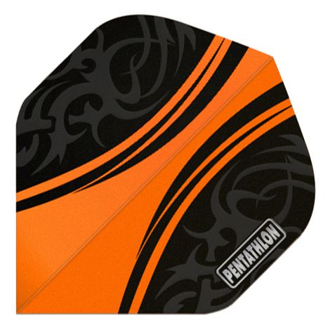 Pentathlon Flights black/orange