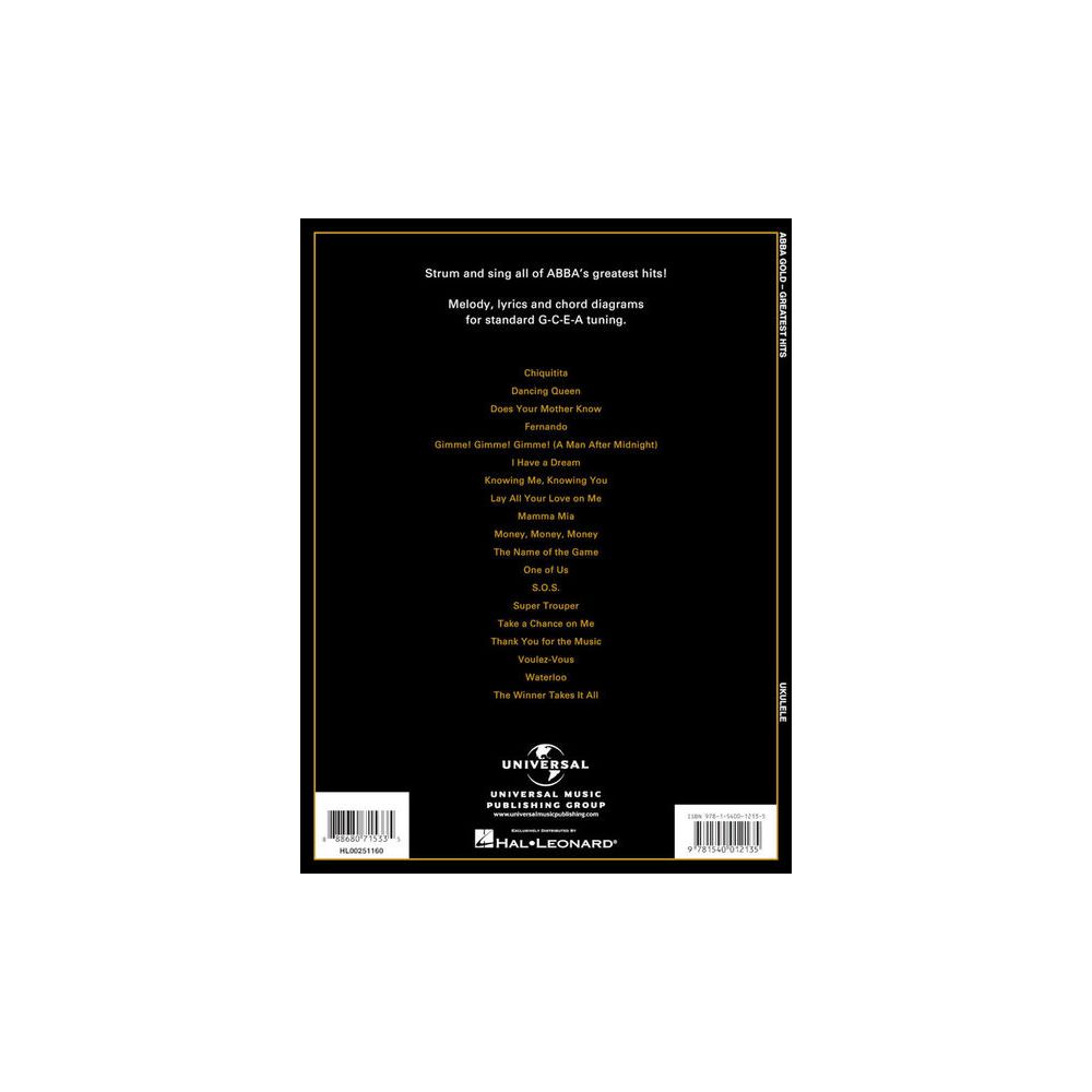 Hal Leonard Abba Gold Ukulele – Thomann Ireland