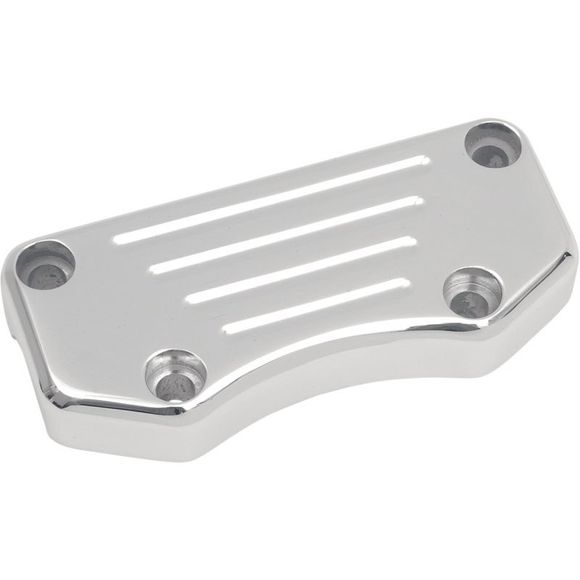 Drag Specialties Ball milled saddle plate for Harley Davidson handlebar saddle Universal - GrayRef: Drg0145 / Ds290652
