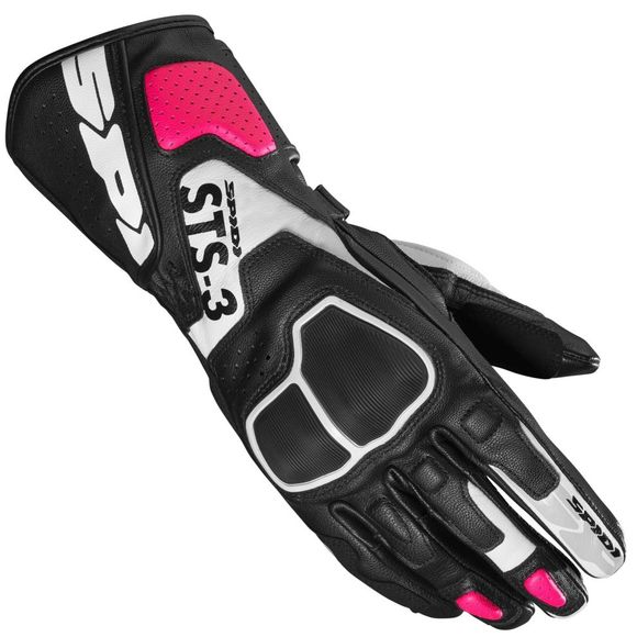 Gants Spidi STS-3 LADY - Noir / RoseRef : SPI0671