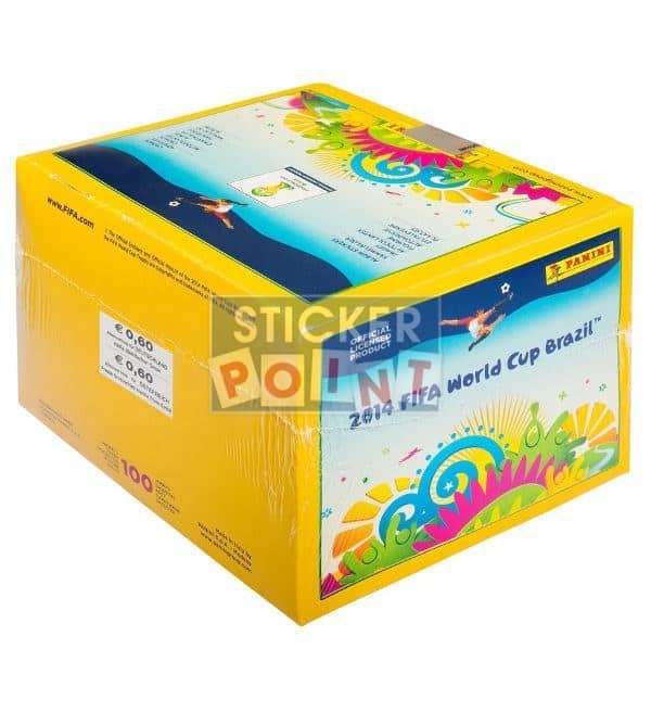 Panini World Cup Brasil 2014 Box With 100 Packets