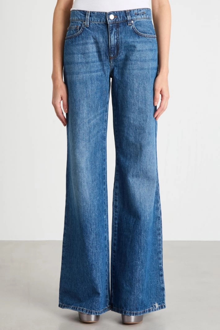 Wide-leg jeans - BLUE