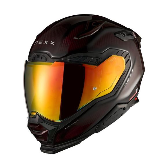 Nexx X.WST3 Full-Face Helmet - LAVA - Carbon / RedRef: NE0667