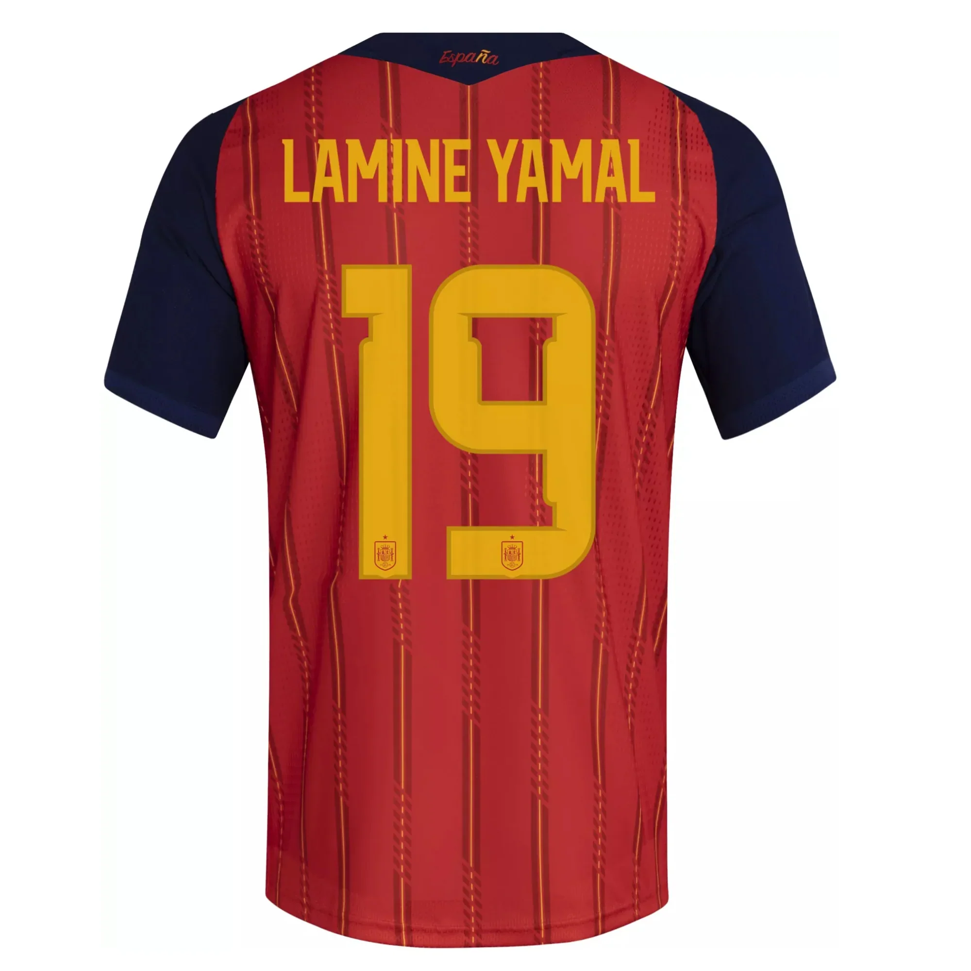 Men's Lamine Yamal Spain Authentic World Cup Home Jersey 2026 (Vivid Red)