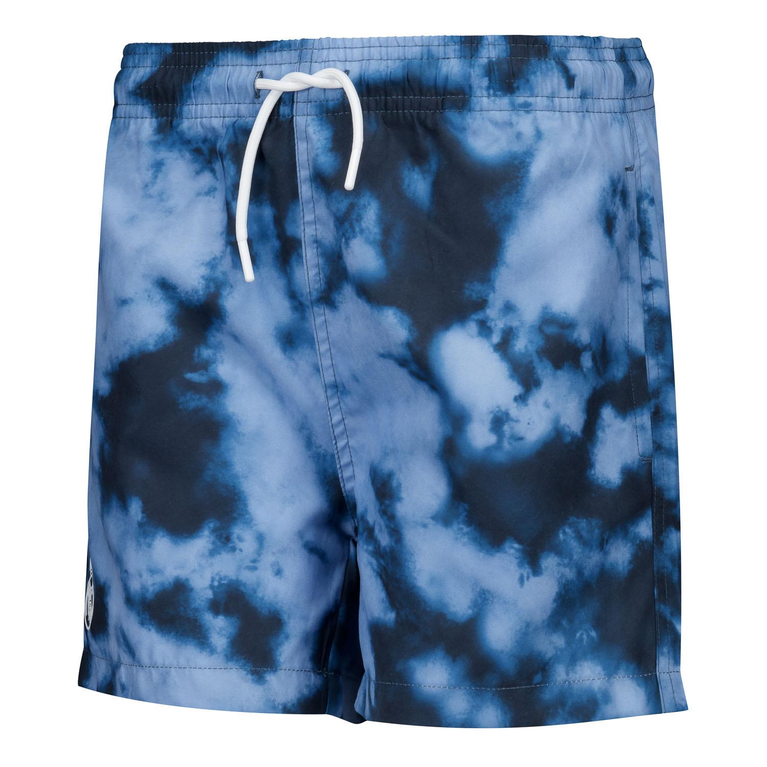 Kids Real Madrid Tye Dye Black Swimshorts