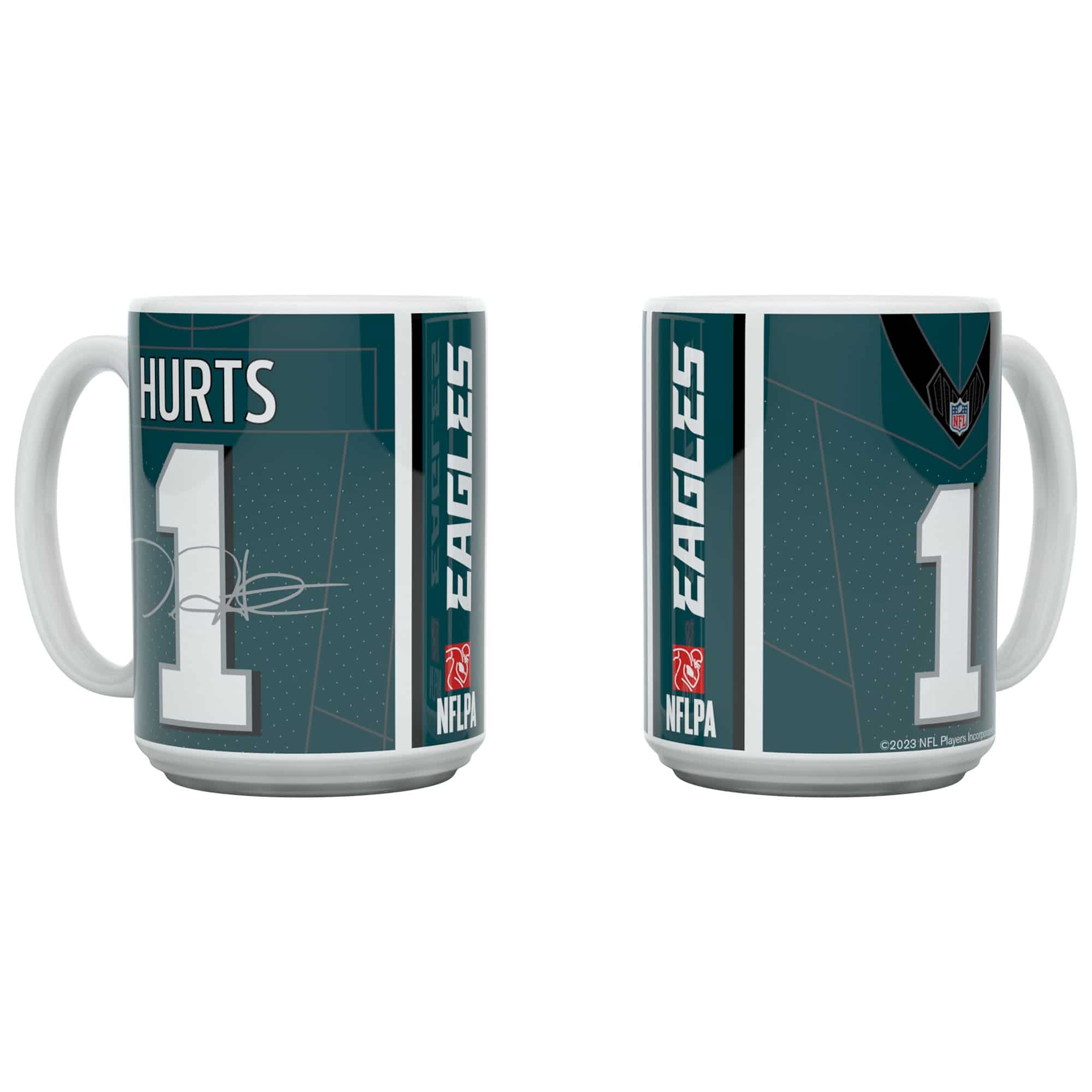 Jalen Hurts Philadelphia Eagles Jersey Jumbo Mug (450 ml)