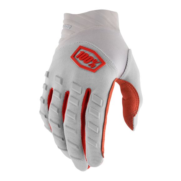 100% AIRMATIC SILVER 2024 cross gloves - GrayRef: CE1301
