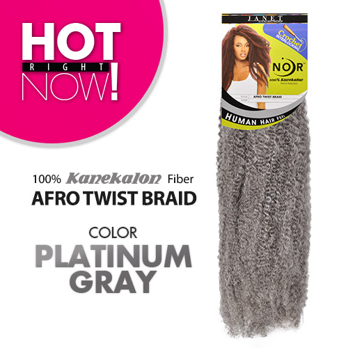 Janet Collection Synthetic Kanekalon Braids Noir Afro Twist Braid (Marley Braid)