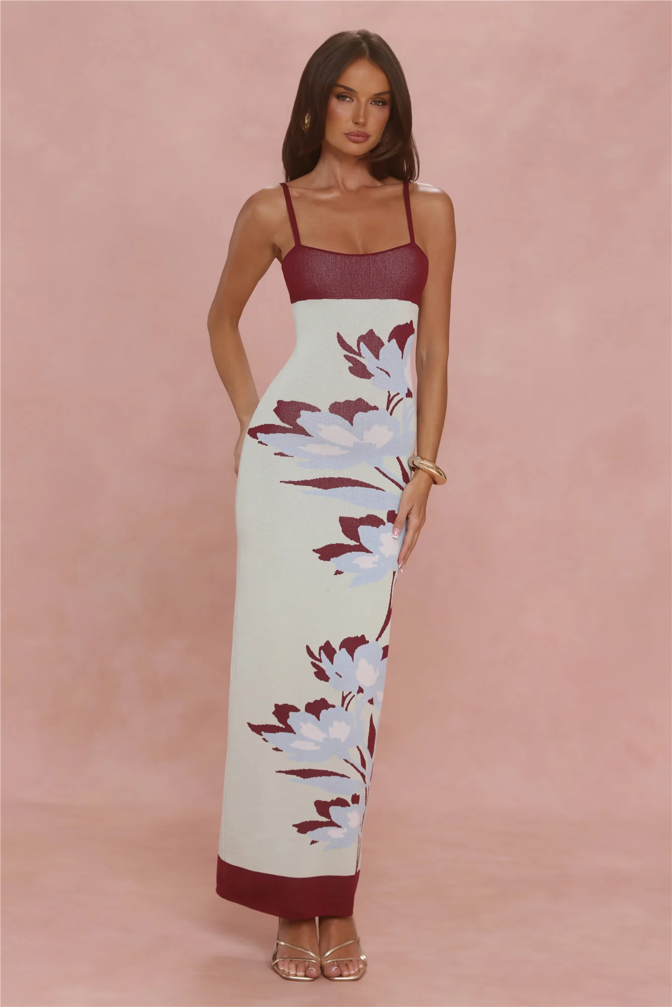 Wear Confidence Knit Maxi Dress Multi