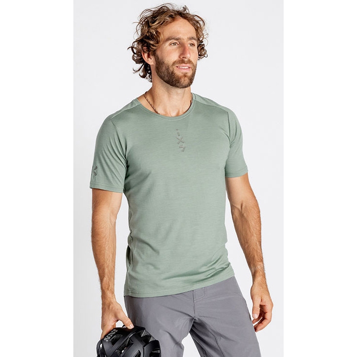 iXS Flow Merino MTB Jersey Men - sage