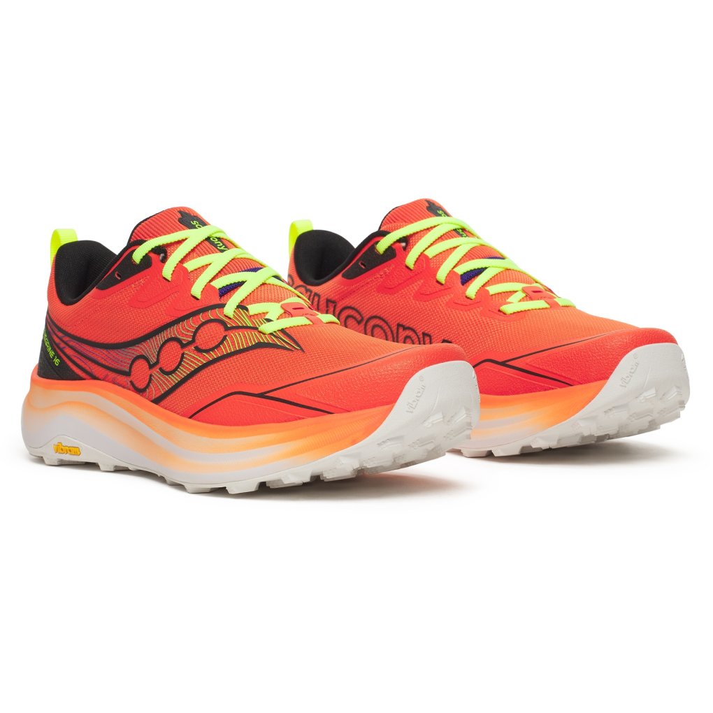 Saucony Peregrine 16 Running Shoes Men - fire/black