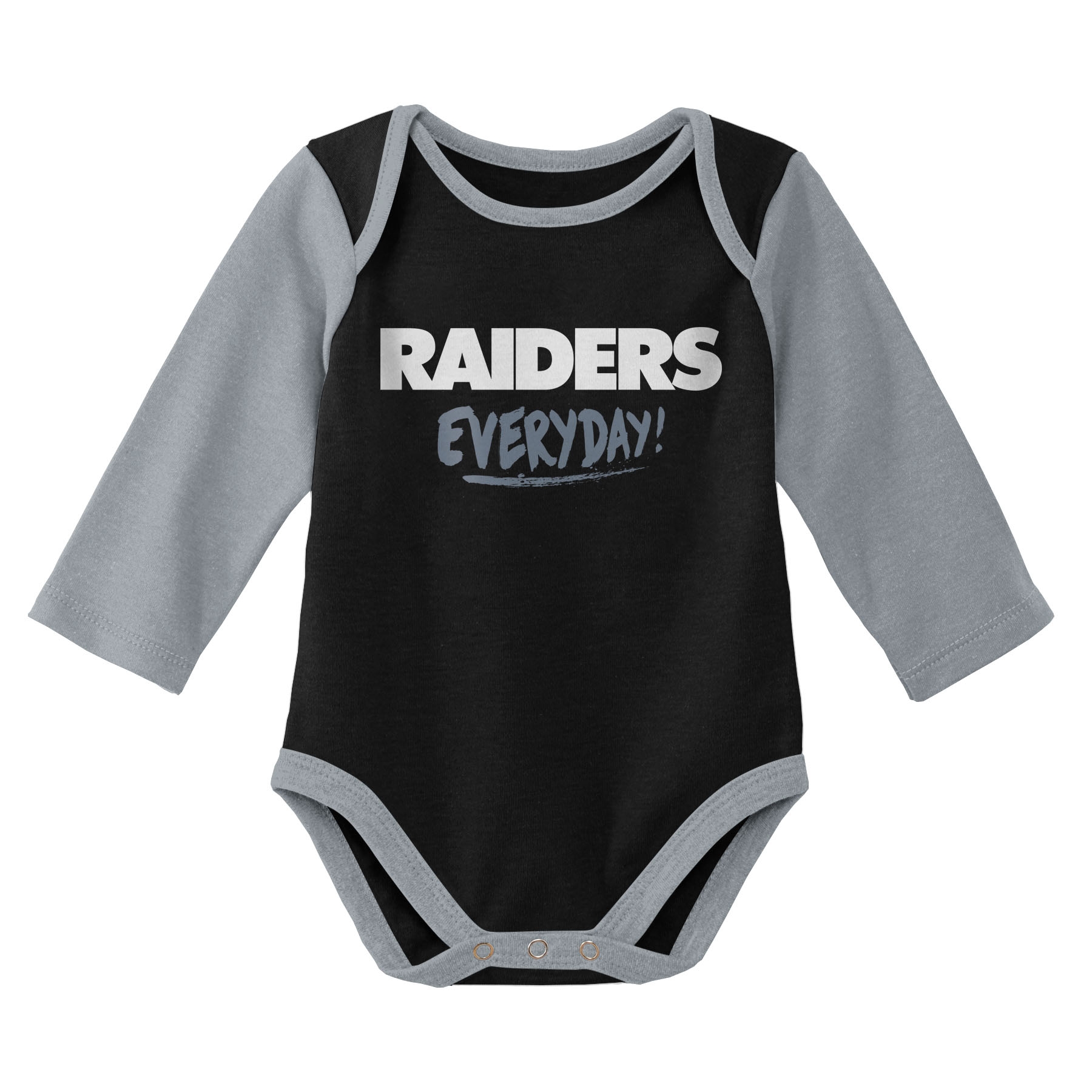 Las Vegas Raiders Born to Play NFL Baby Bodysuit Set (2-Piece)
