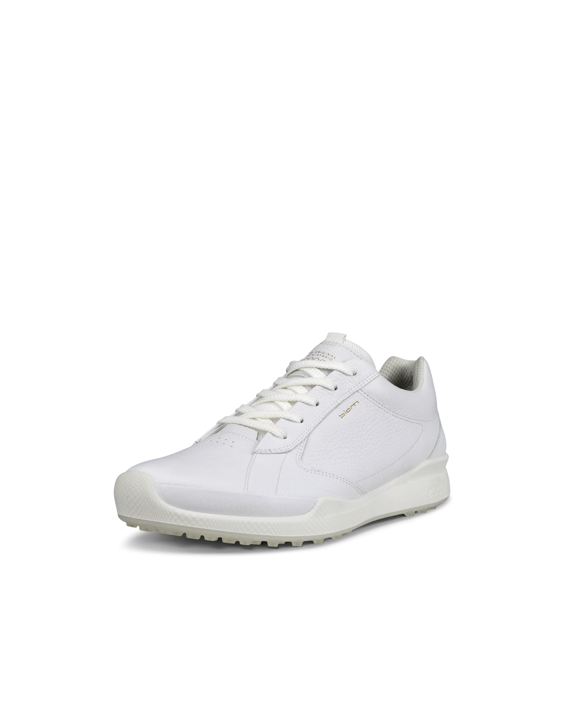 ECCO M GOLF BIOM HYBRID Herren Golfschuh aus Leder Weiß