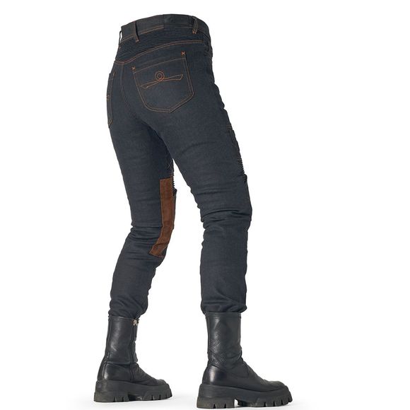 Fuel Motorcycle Pants Sergeant 2 Wax Woman - Black / BrownRef: FUE0022