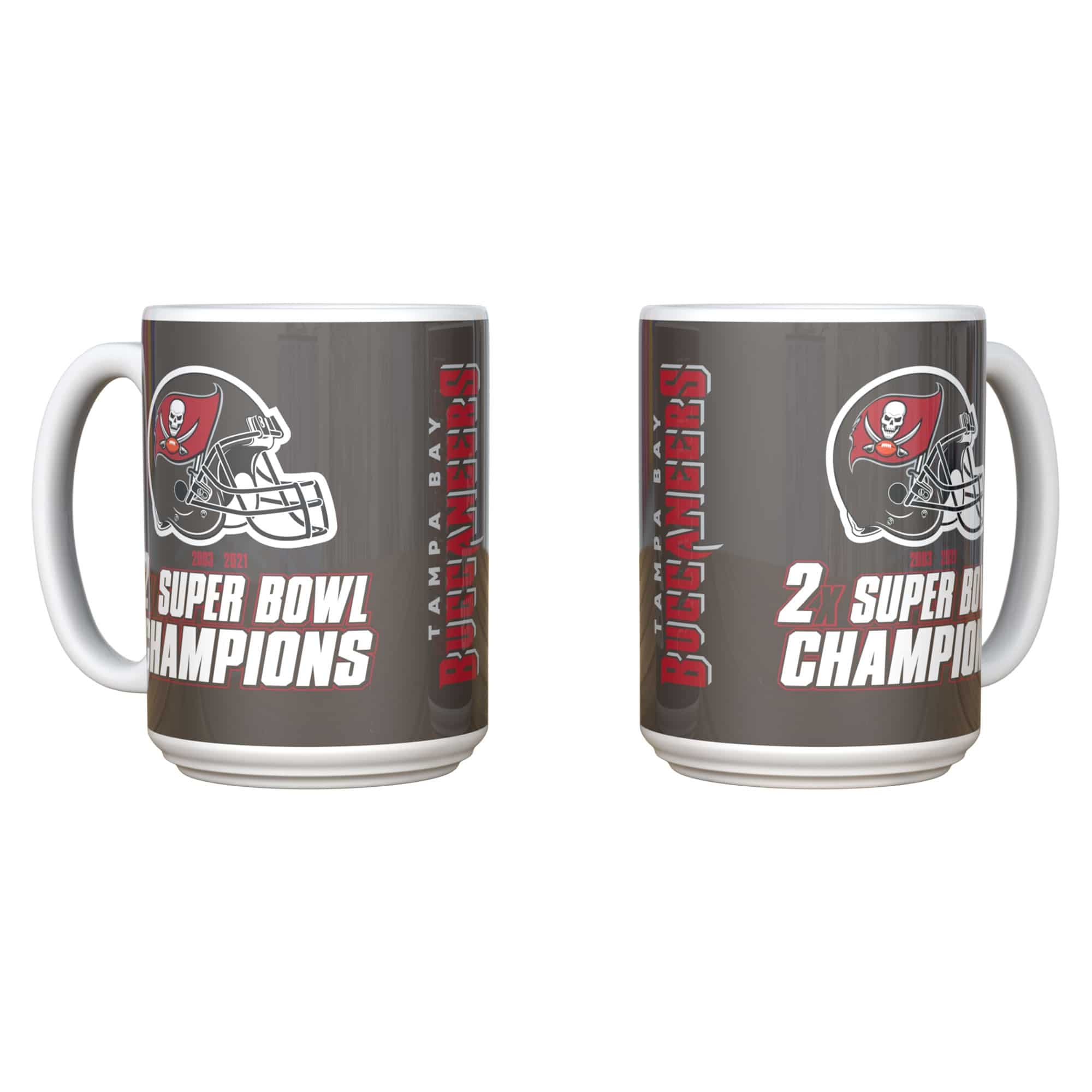 Tampa Bay Buccaneers 2x Super Bowl Champions Jumbo NFL Mug (440 ml)