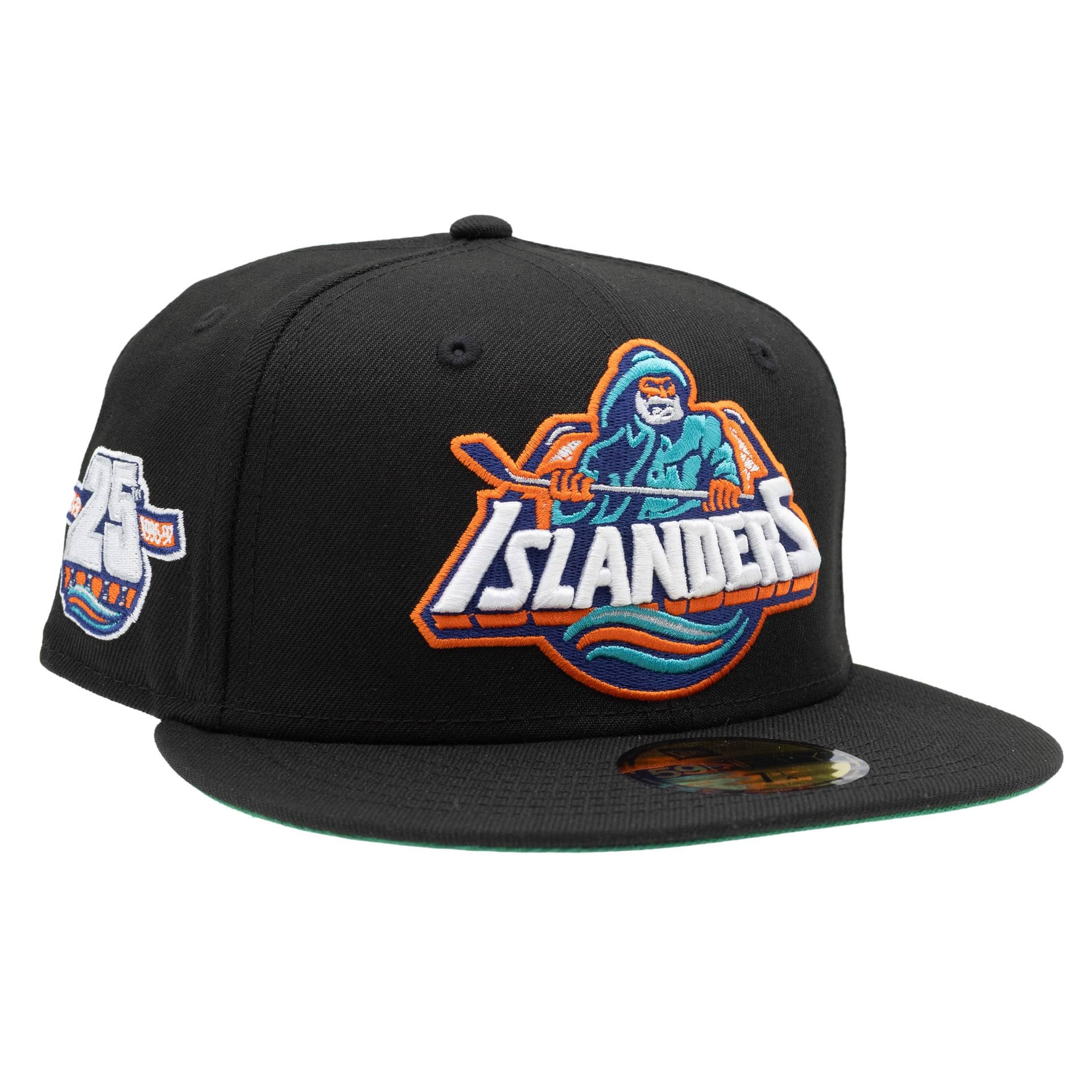 New York Islanders Fisherman Logo 59FIFTY Fitted NHL Cap Black