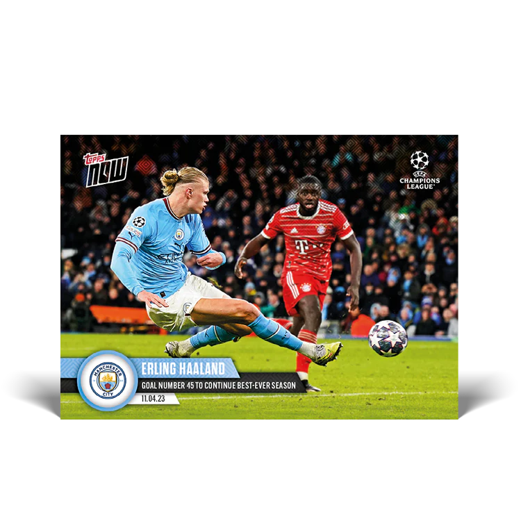 Topps UK - Goal number 45 to continue best-ever season - UCL TOPPS NOW® Card #94
