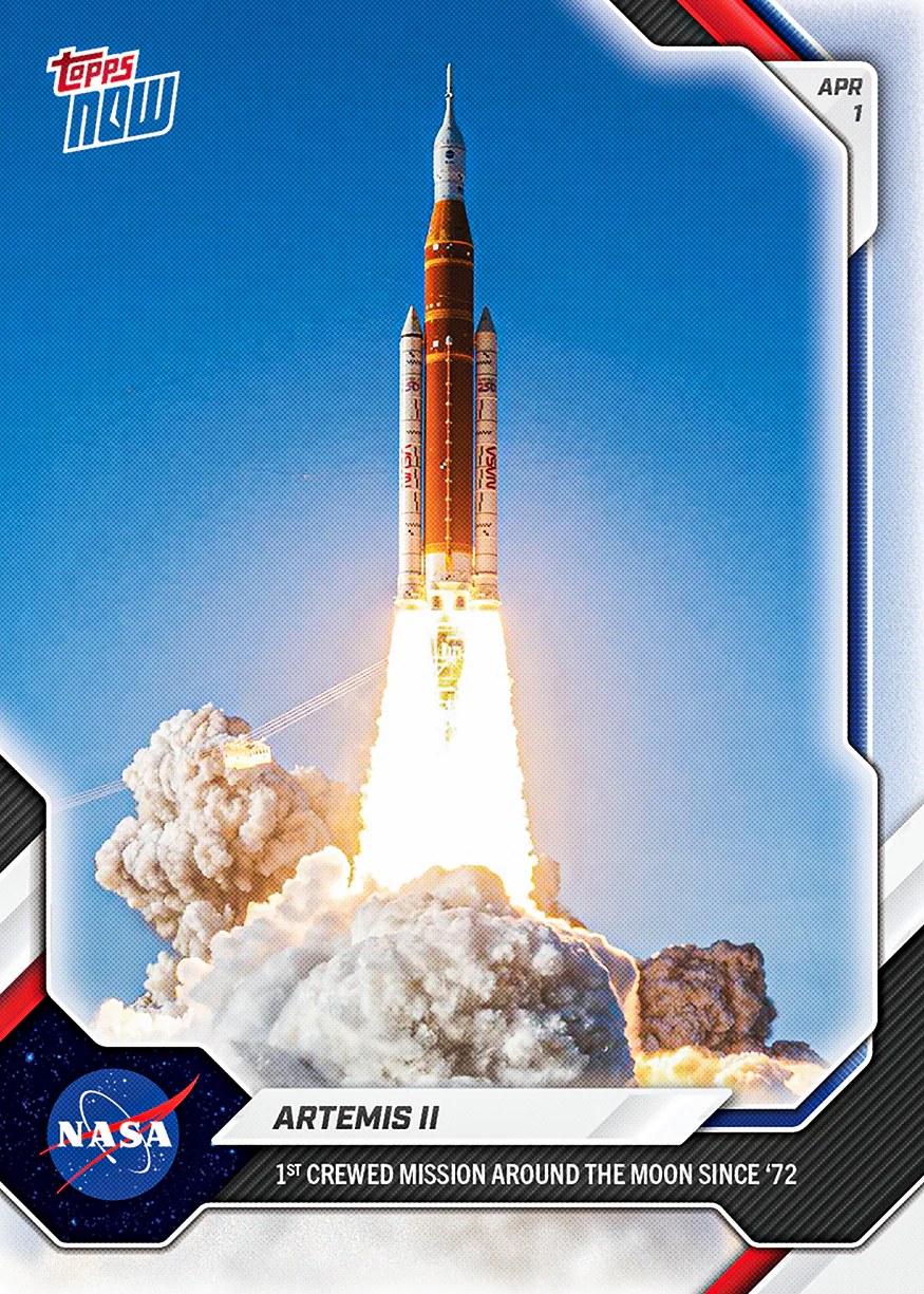 Artemis II - 2026 Topps NOW® Card A201 - PR: 24420