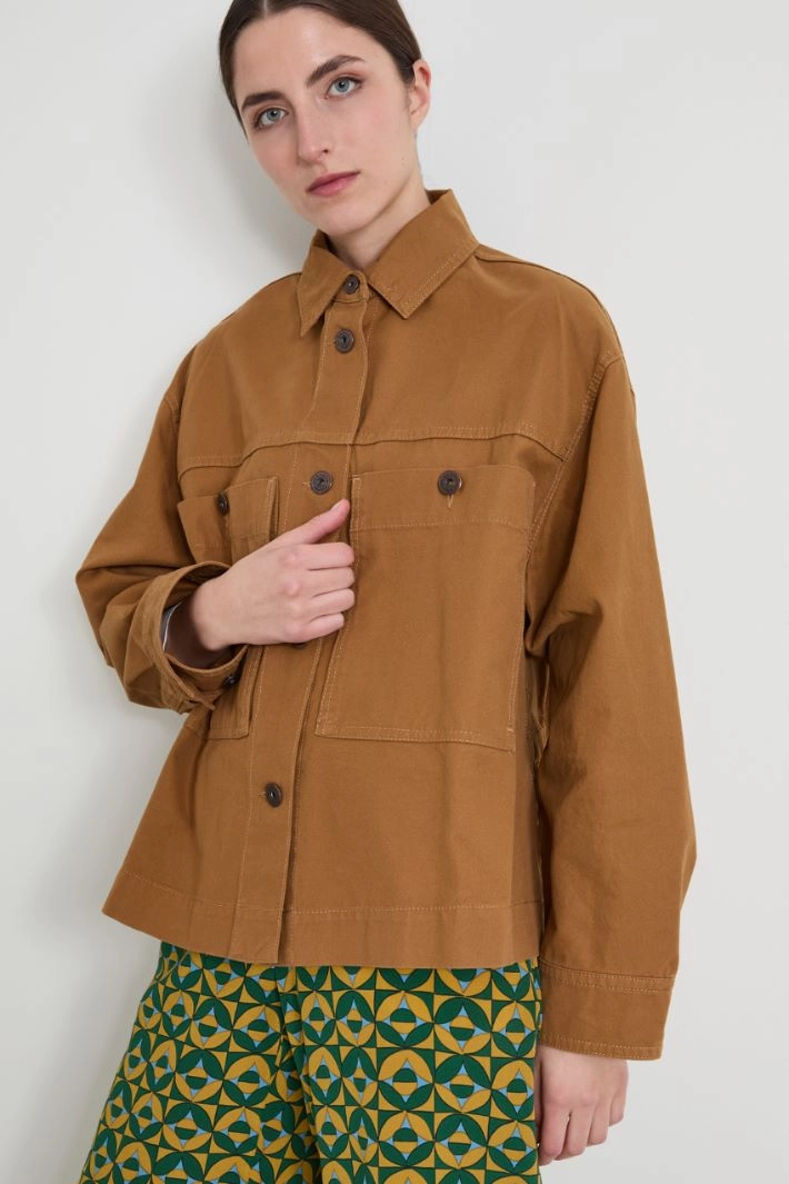 Canvas workwear jacket - COOKIE