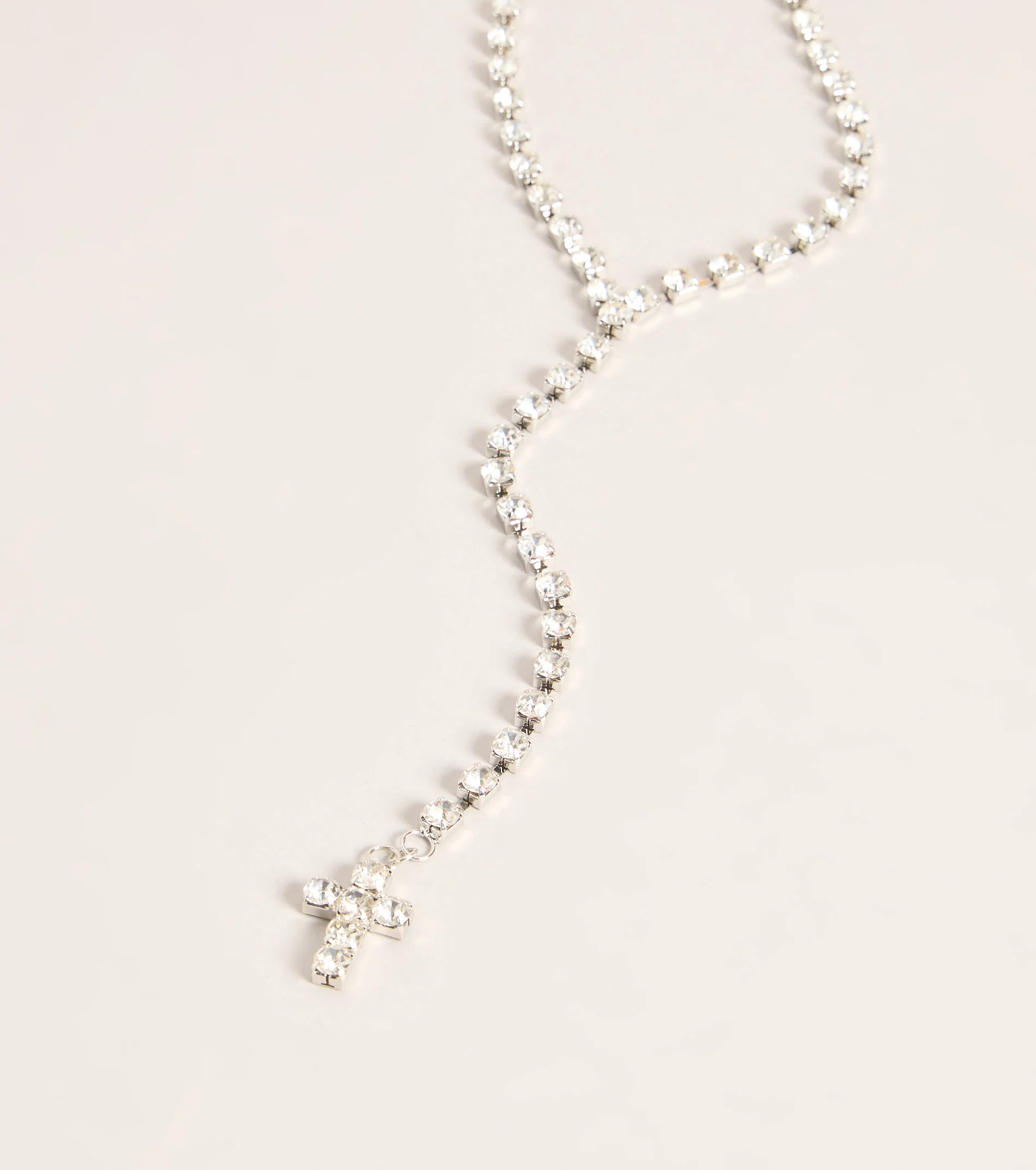 Blessed With Taste Rhinestone Necklace